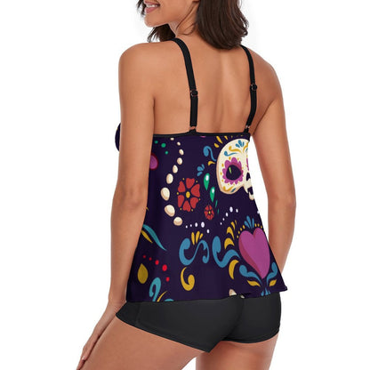 Costume Donna Due Pezzi con Gonna Personalizzabile | Stampa Foto Bikini