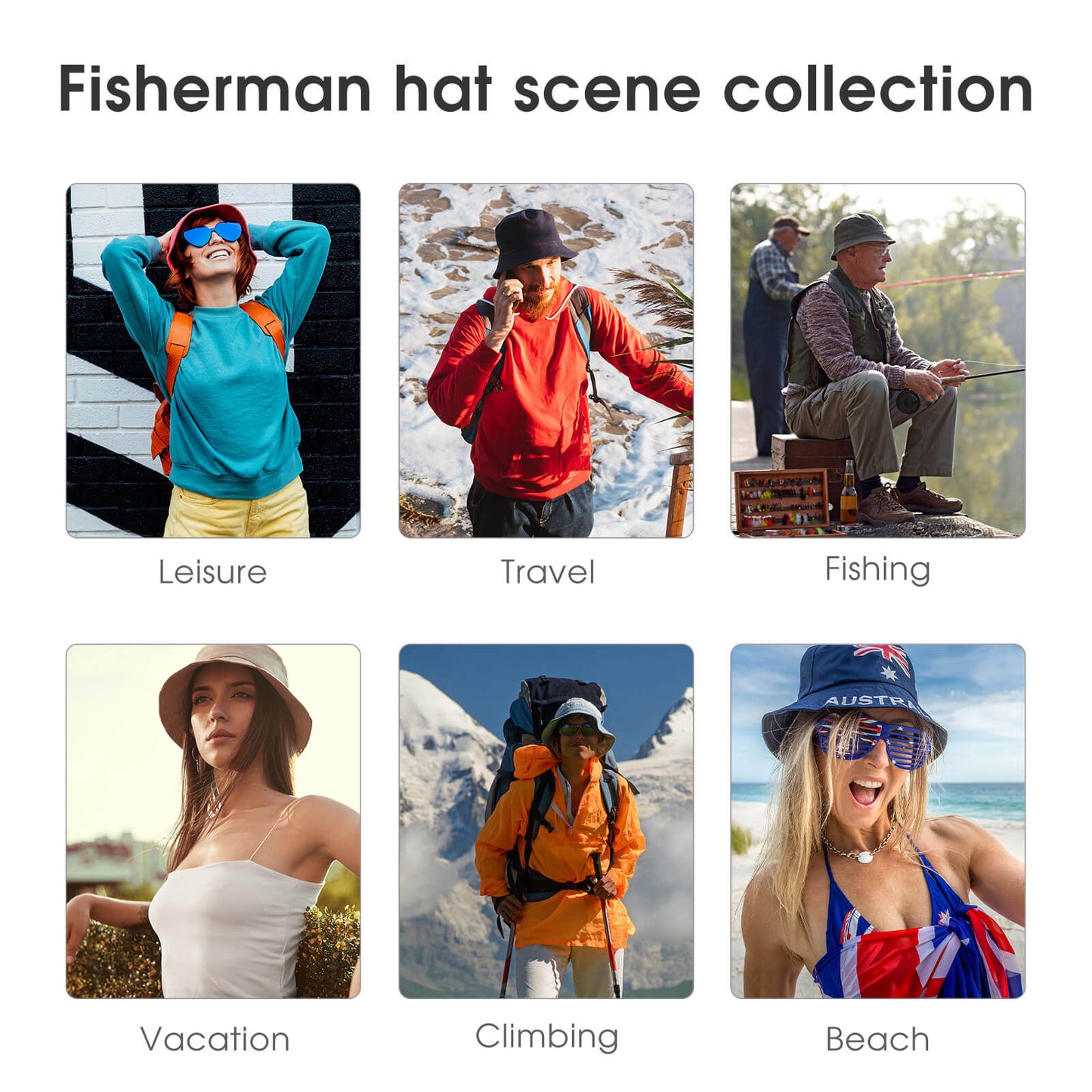 Cappello Pescatore Adulto Personalizzato | Stampa Unica | Protezione Solare
