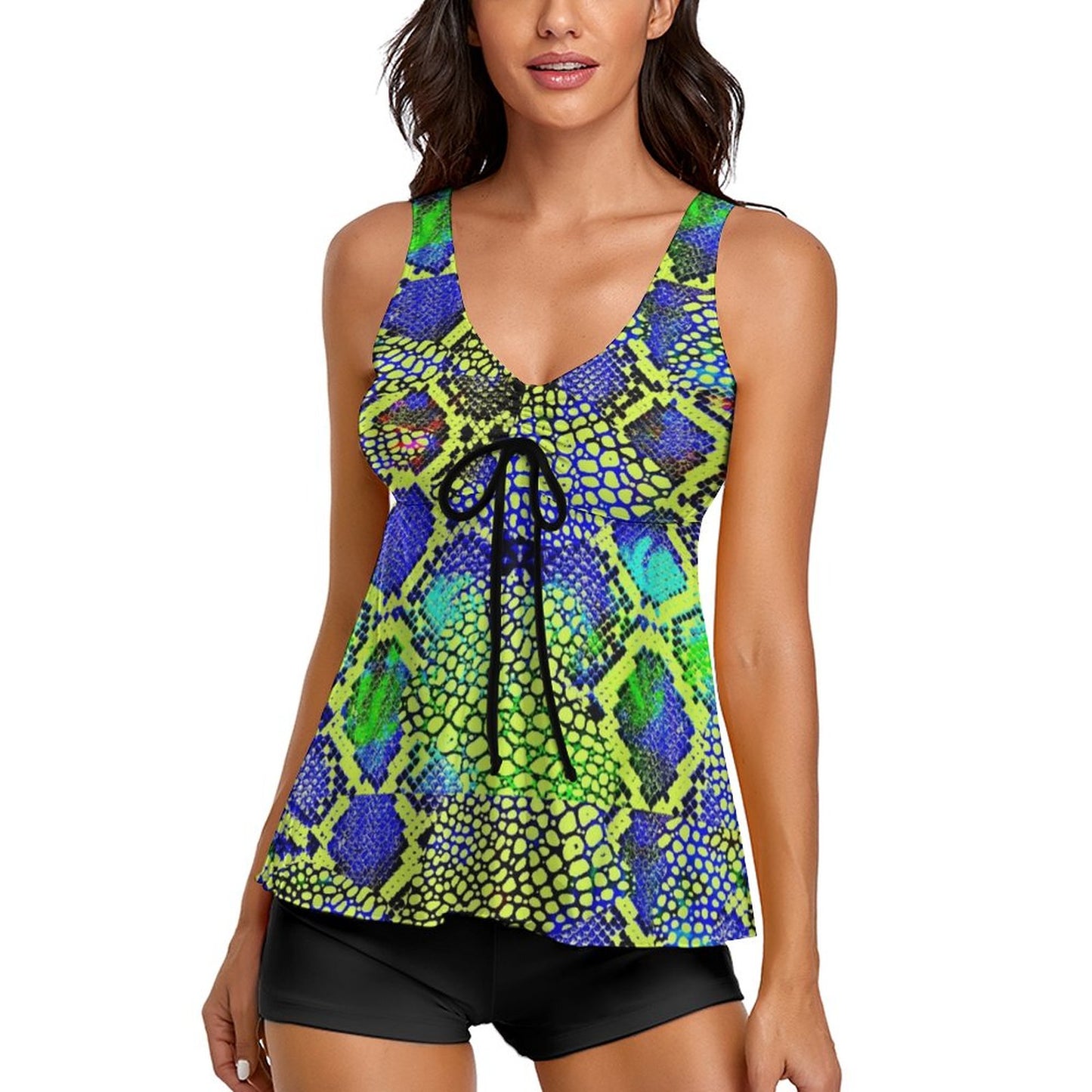 Tankini Set con Pantaloncino Personalizzato | Costumi Taglie Forti S-6XL