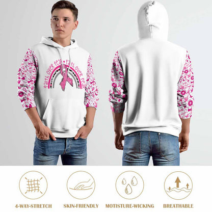Felpa French Terry Premium con Cappuccio | Hoodie Oversize Stampa Totale