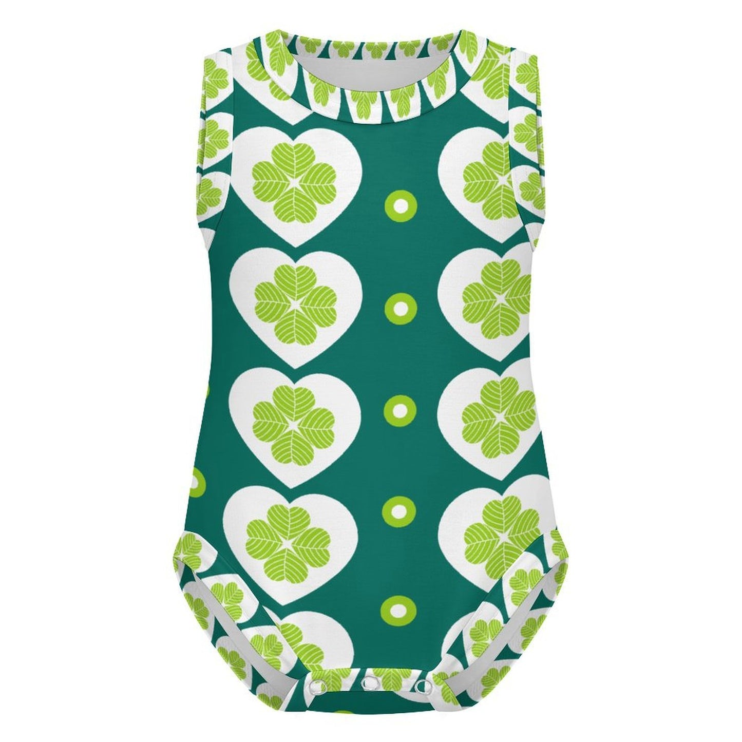Body Neonato Personalizzato Senza Maniche in Cotone 100%