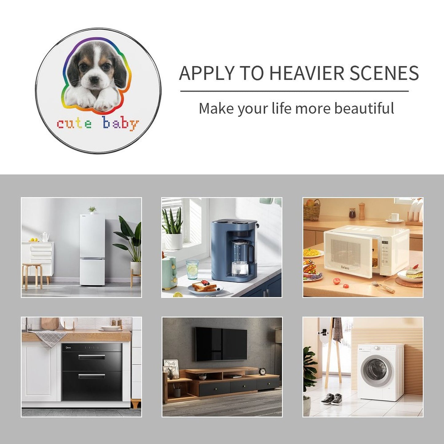 Magnete da Frigo Personalizzato in Metallo | La Tua Foto, un'Opera d'Arte