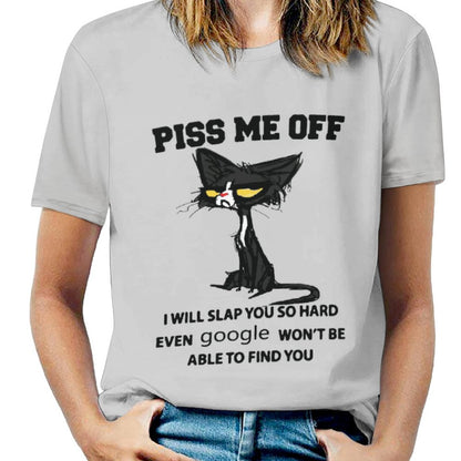 T-Shirt Donna Stampa Totale | Effetto Cotone Morbido Personalizzato (S-6XL)