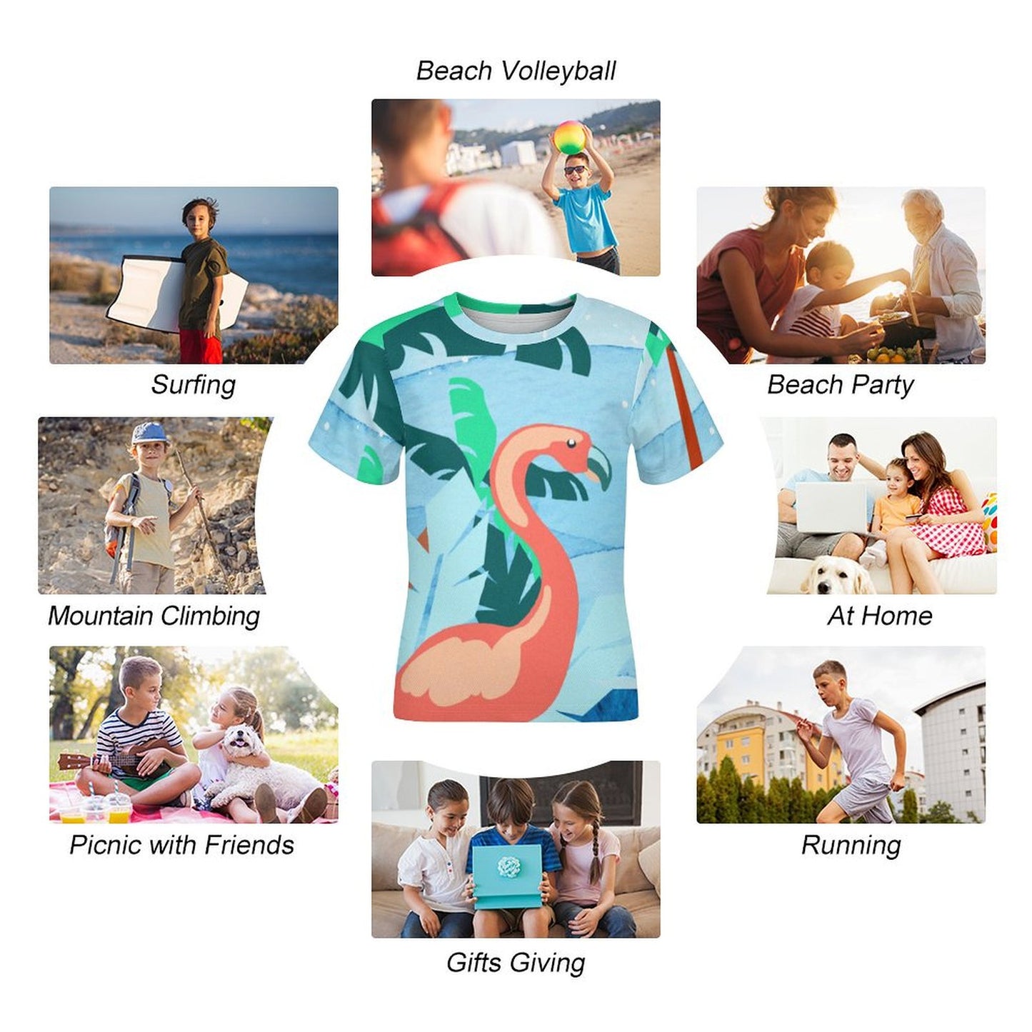 T-Shirt Bambino Personalizzata con Stampa Totale | Regalo per Bambina e Bambino