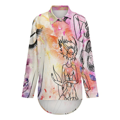 Camicia Donna Drop-Shoulder Personalizzabile | Stile Unico