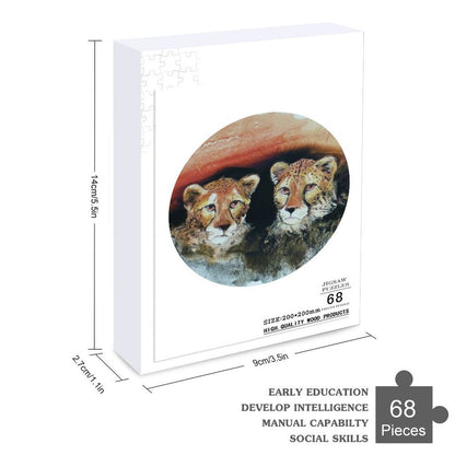 Puzzle in Legno con Forme Animali | Personalizzato con la Tua Foto