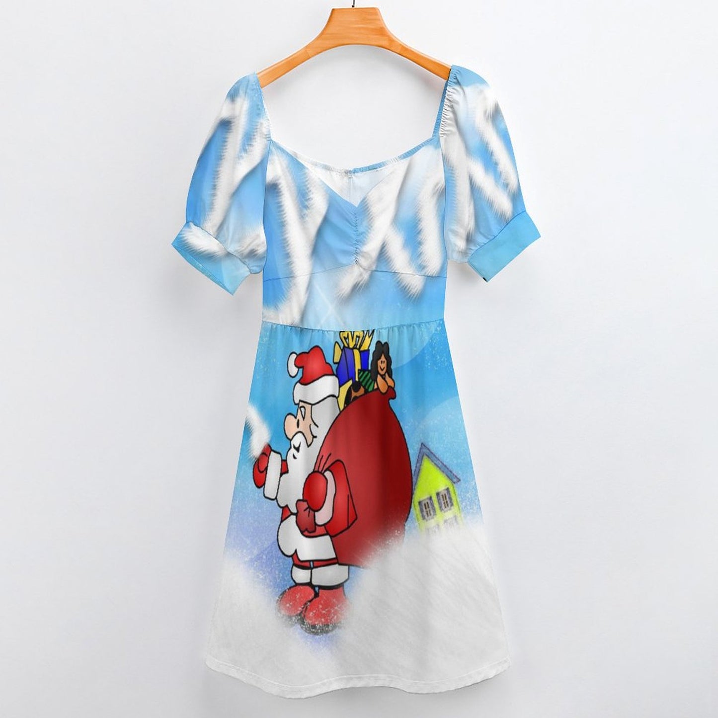 Abito A-Line Personalizzato con Foto | Vestito Estivo Sciancrato