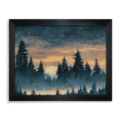 Diamond Painting Orizzontale su Telaio | Costruisci la Tua Finestra Scintillante