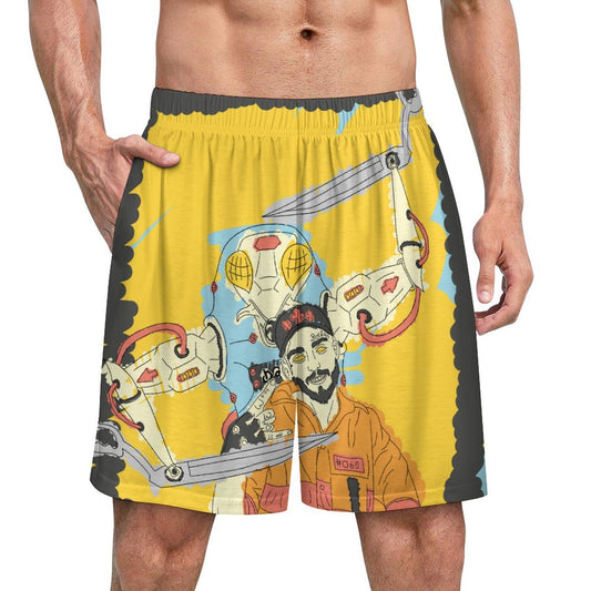 Pantaloncini Pigiama Personalizzati in Seta di Ghiaccio | Comfort Traspirante