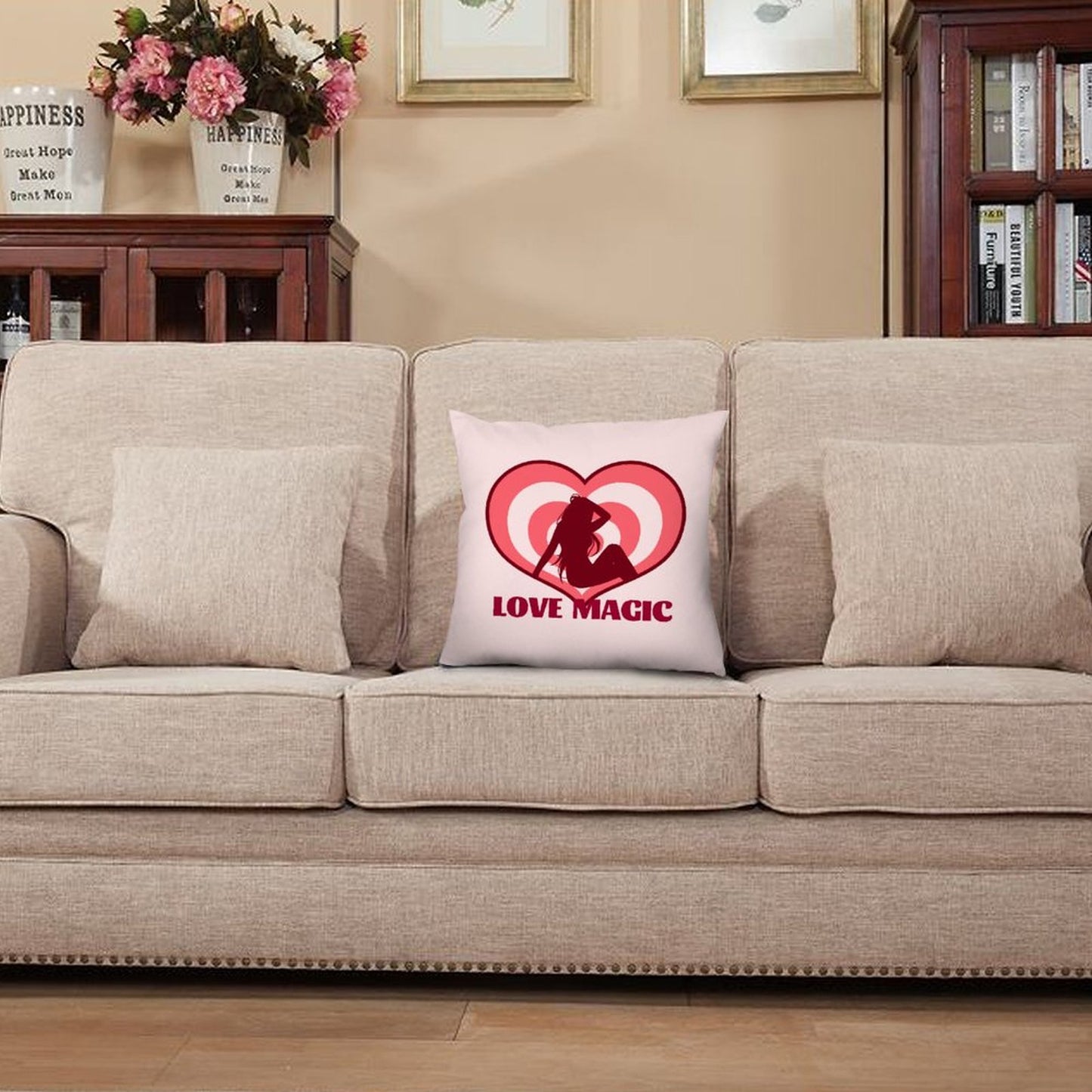 Federe Cuscini Personalizzate Double-Face | Poliestere HD | Zip Invisibile