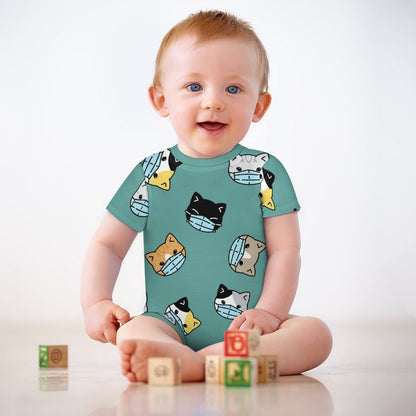 Body Neonato Personalizzato in Cotone con Stampa Personalizzabile