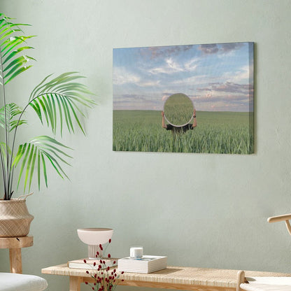 Stampa su Tela Orizzontale 40x30 cm | La Tua Finestra su un Ricordo