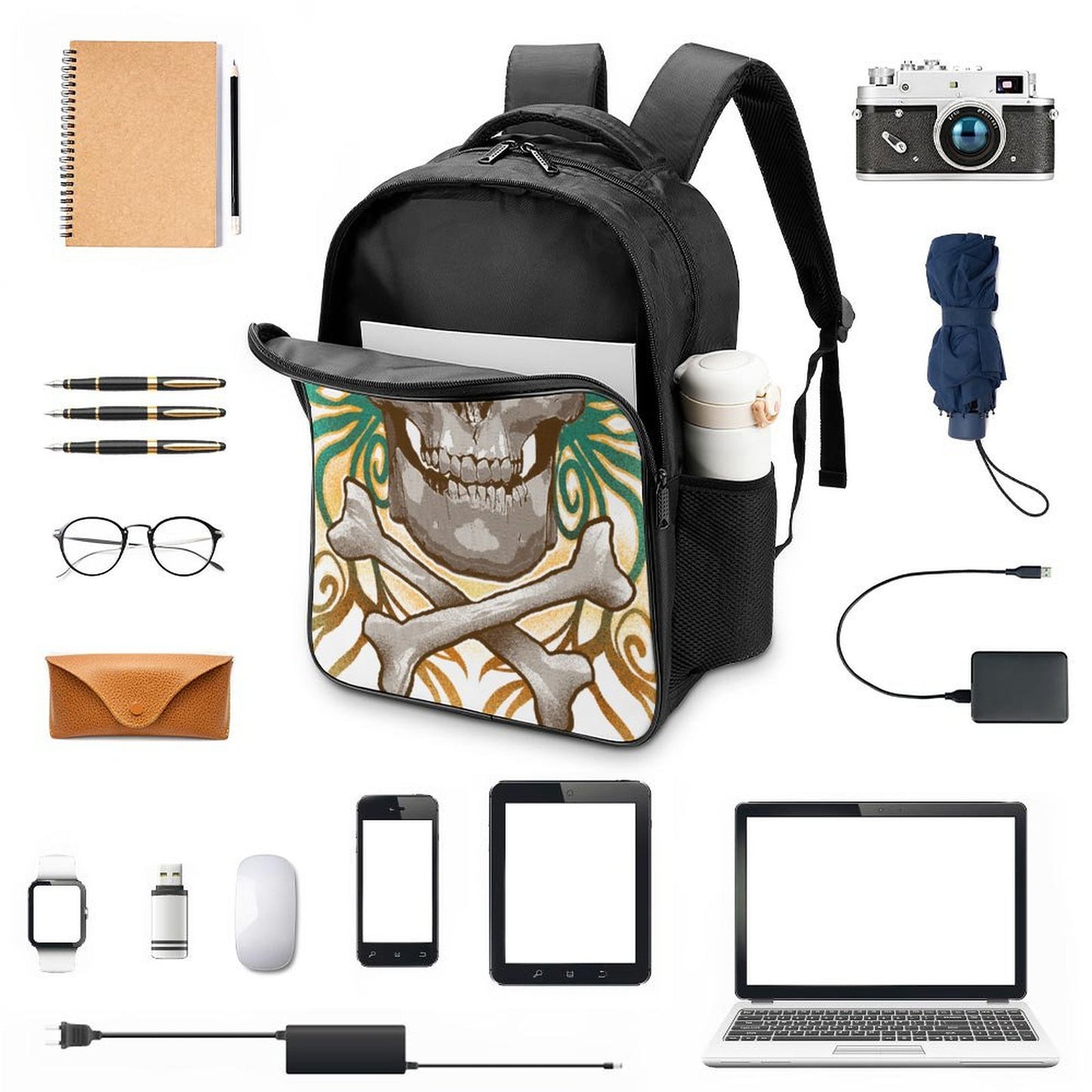 Zaino Nylon Gucci Premium 16" | Doppio Scomparto Porta PC