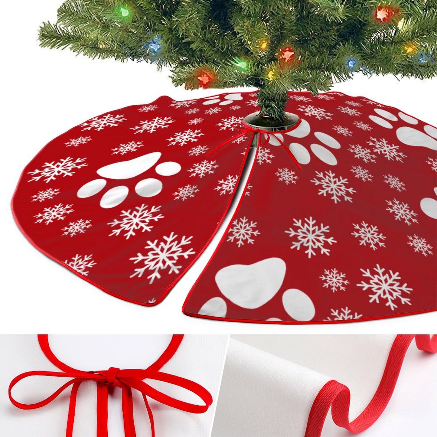 Tappeto per Albero di Natale con Foto | La Base per i Tuoi Regali