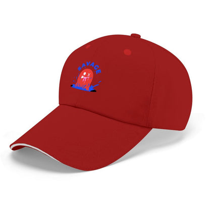 Cappellino Baseball Sandwich Personalizzato in Misto Cotone con Stampa Logo