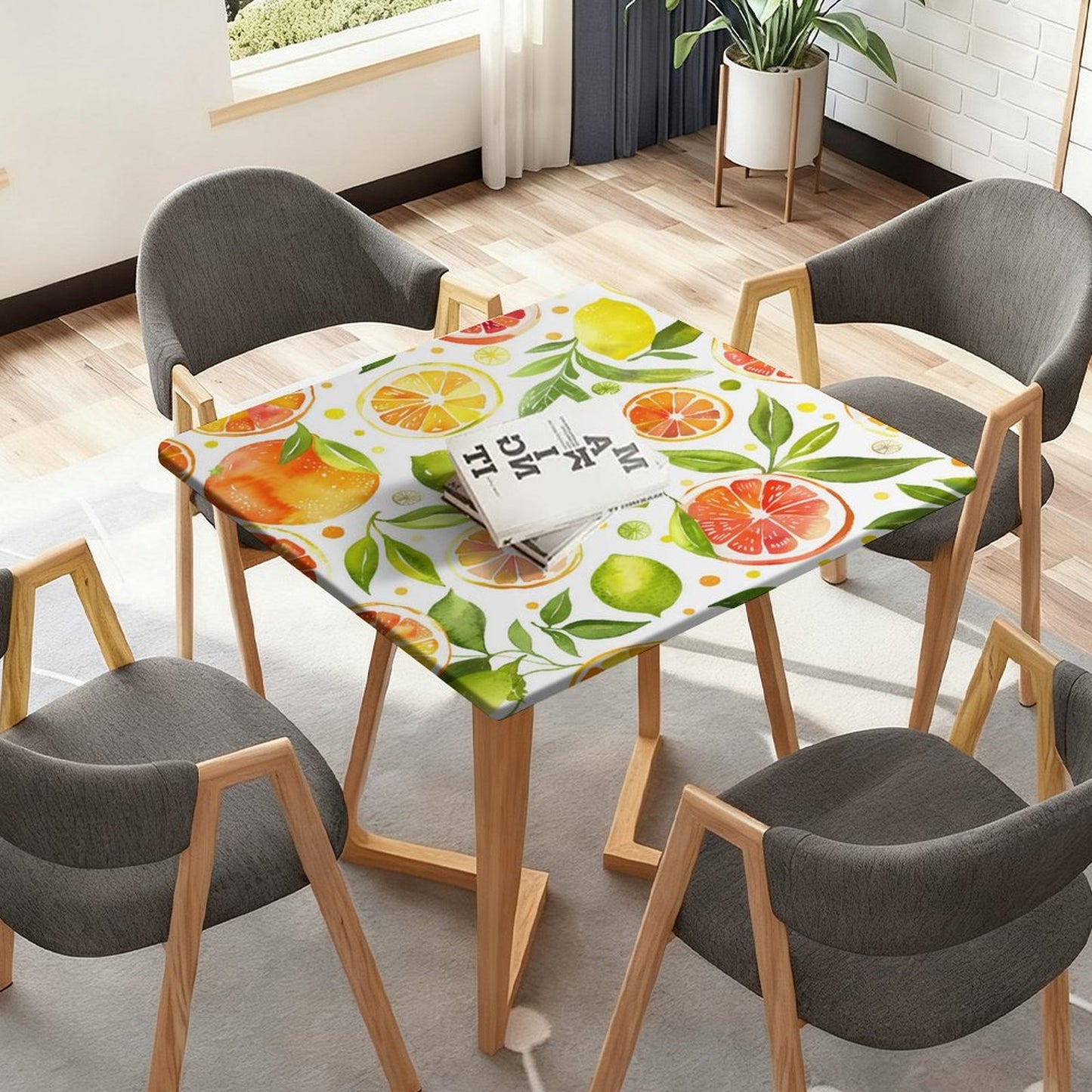 Copritavolo Quadrato Elasticizzato Personalizzato | Rinnova il Tuo Tavolo