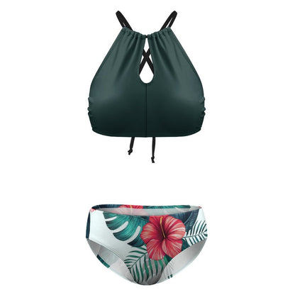 Bikini Triangolo Personalizzato | Costume Donna Allacciatura Collo Regolabile