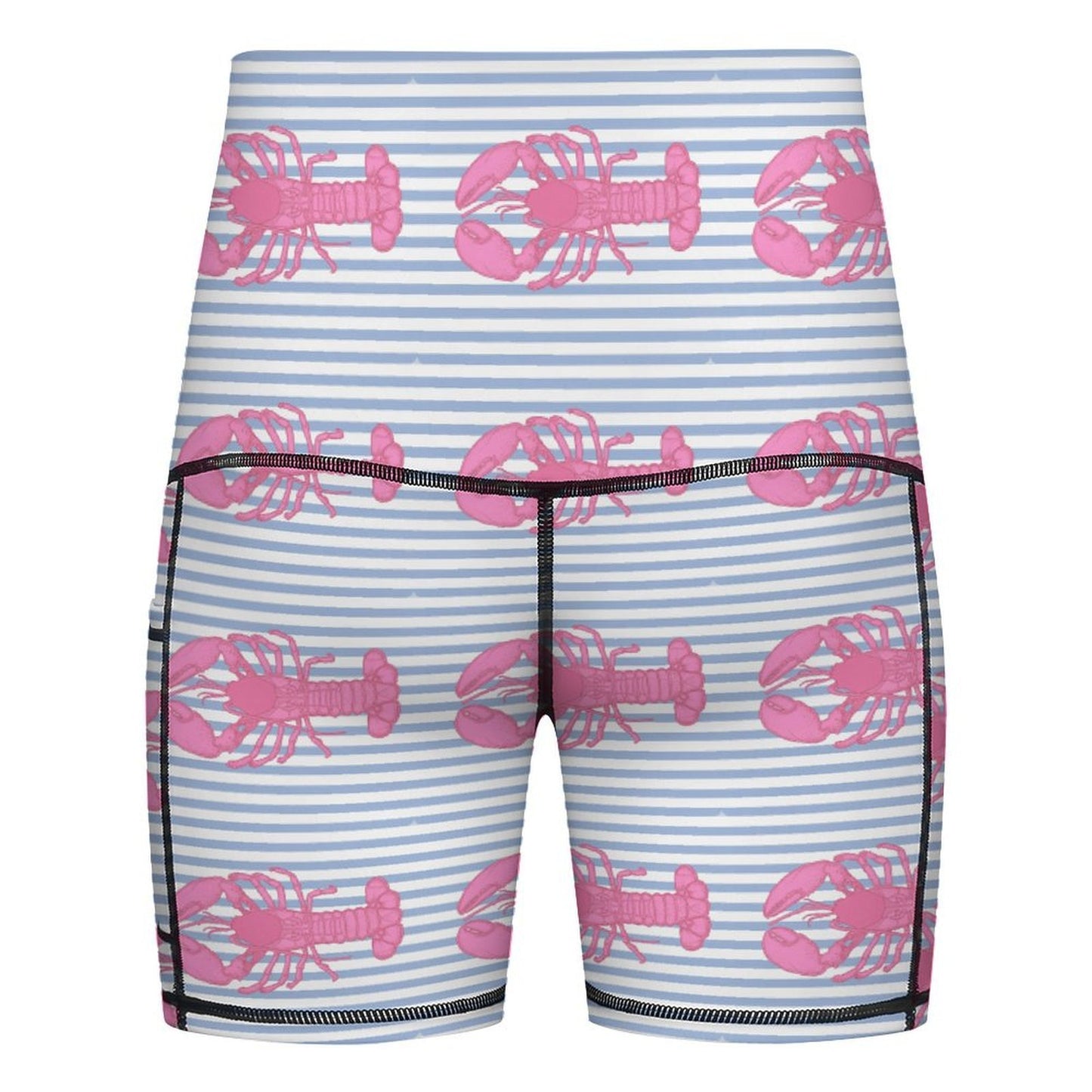 Biker Shorts Premaman Personalizzati con Supporto Pancia e Tasche