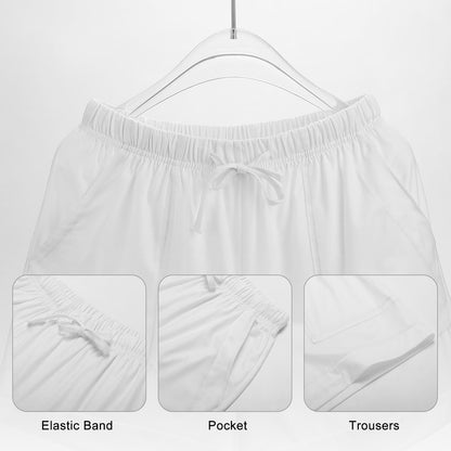 Pantaloncini Larghi Vita Alta con Tasche | Personalizzabili Sport e Tempo Libero