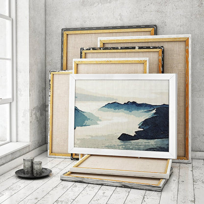 Diamond Painting su Telaio con Diamanti Quadrati | Restaura i Tuoi Ricordi