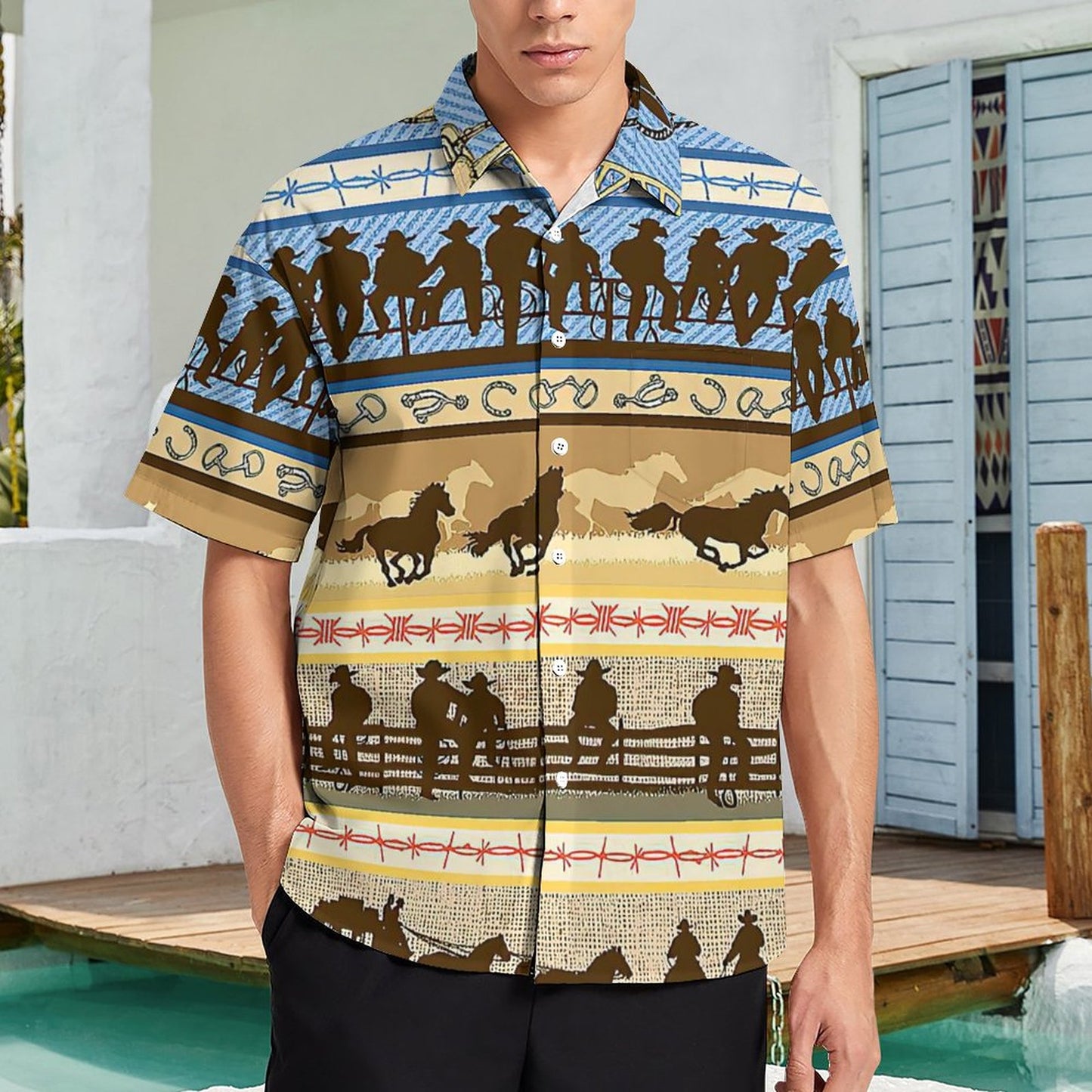 Camicia Stretch 4-Way Uomo | Button-Down Personalizzata con Tasca