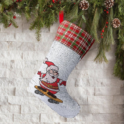 Calza di Natale Magica Personalizzata con Foto a Sorpresa
