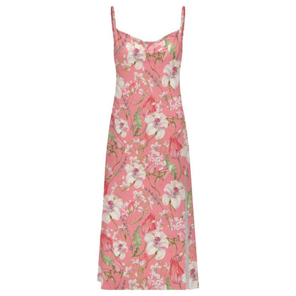 Vestito Lungo con Spalline e Spacco Personalizzato