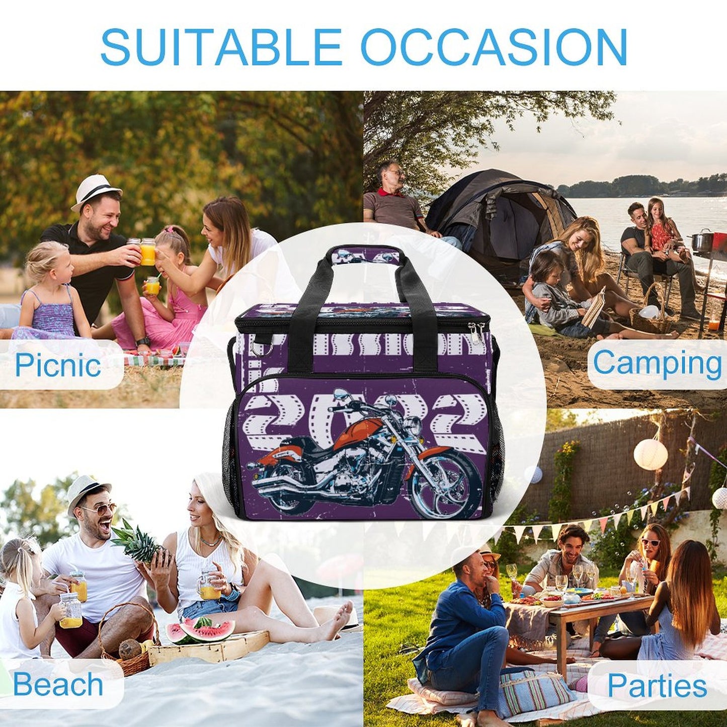 Borsa Termica Grande Personalizzata | Per Campeggio e Picnic