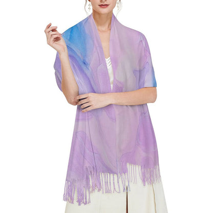 Sciarpa in Finto Cashmere Personalizzata | La Tua Opera d'Arte da Indossare