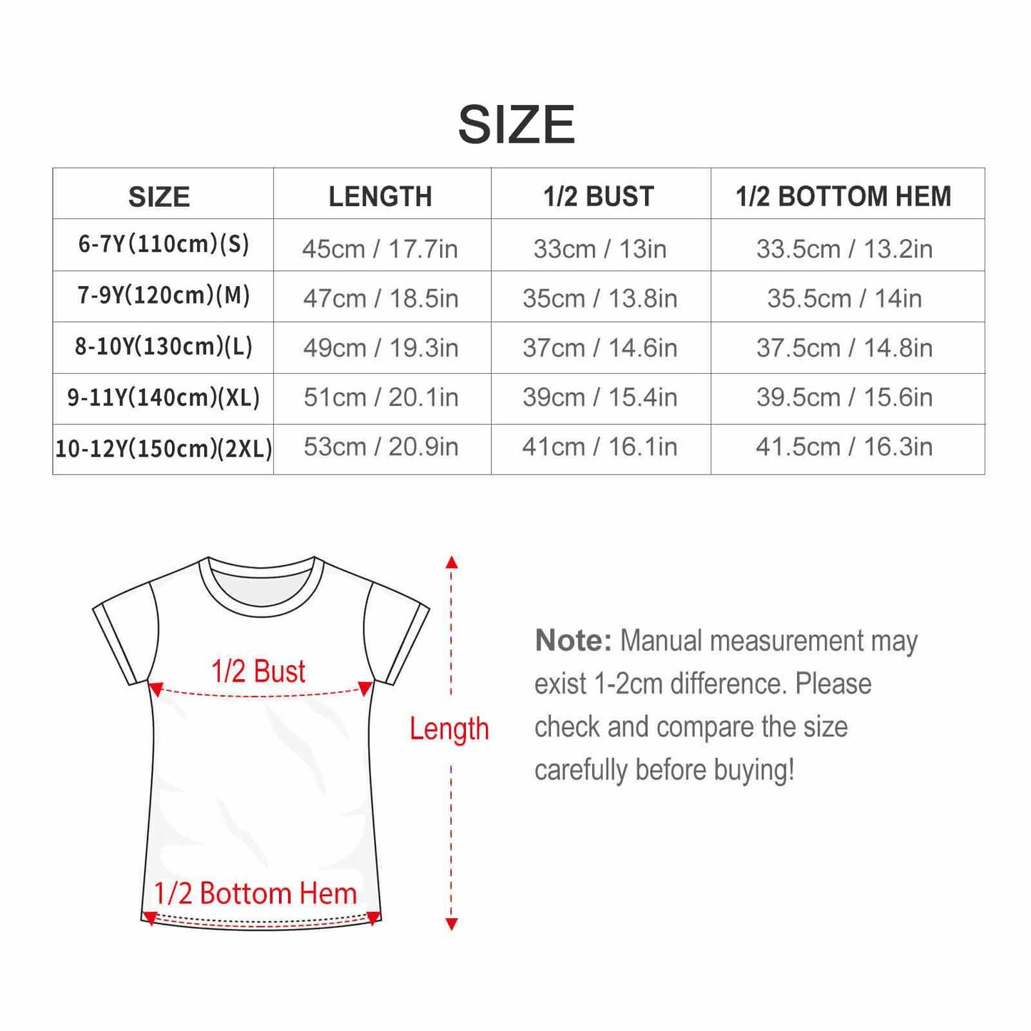T-Shirt Ragazzo Personalizzata | Stampa Unica | Microfibra Poliestere