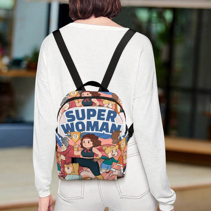 Mini Zaino Personalizzato Donna in Oxford Impermeabile con Fondo Rinforzato