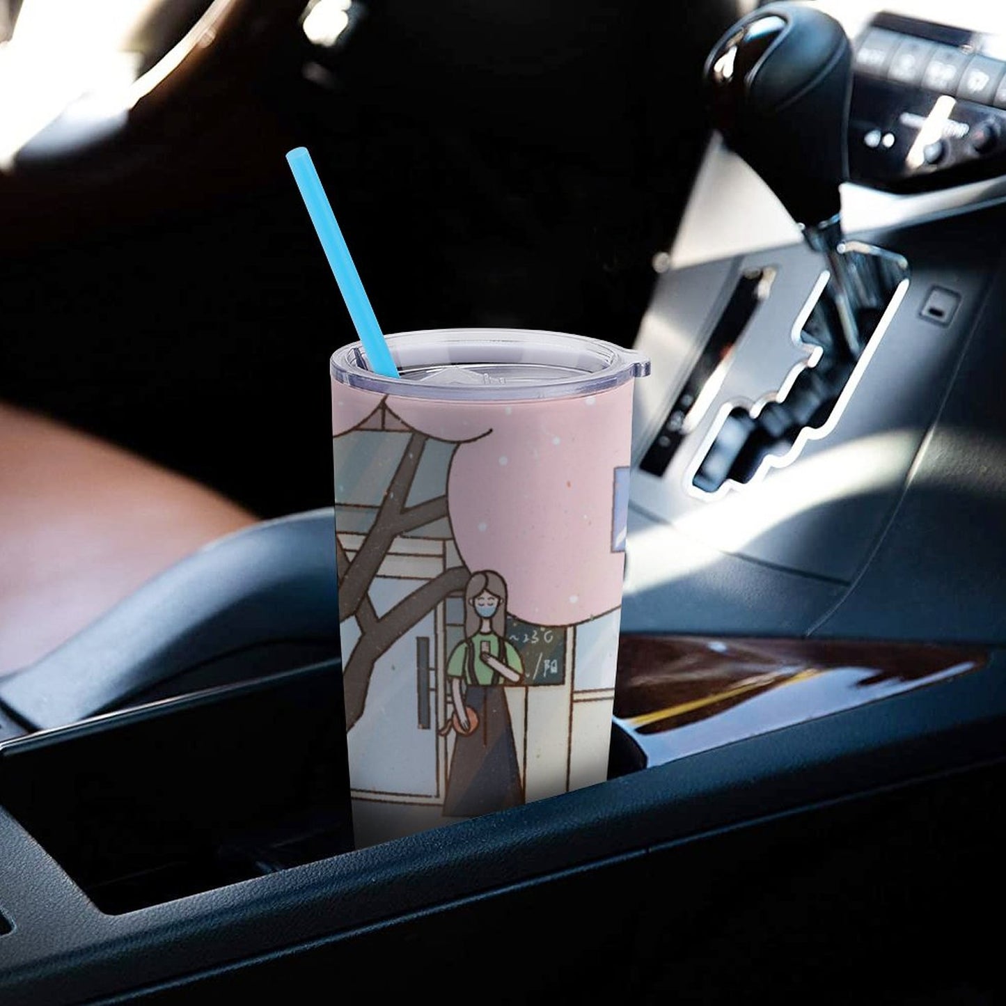 Tumbler Auto Personalizzato 600ml | Tazza Viaggio Full Print