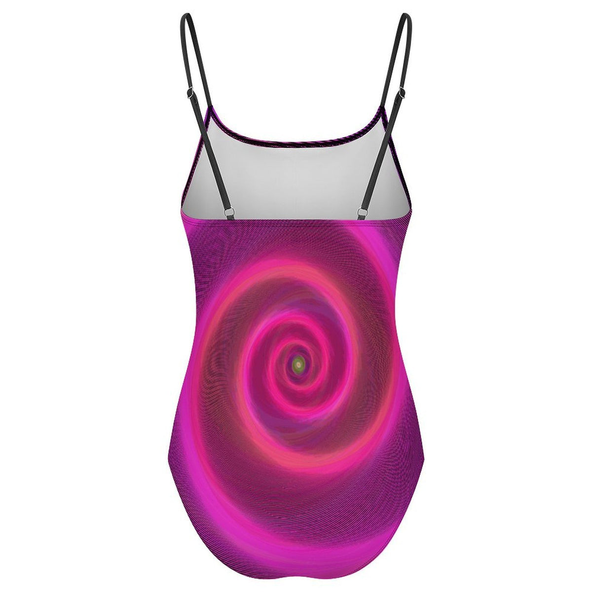 Costume Intero da Donna Personalizzabile con Scollo Quadrato e Rete
