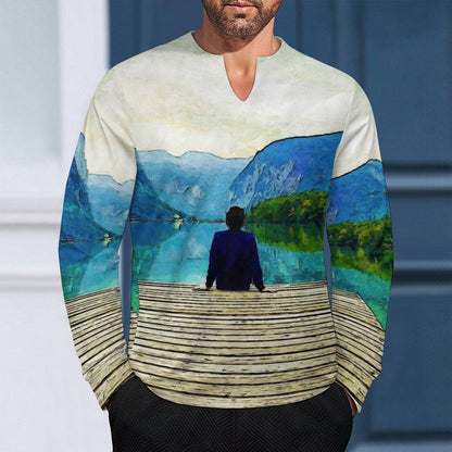 T-Shirt Uomo Manica Lunga Rinfrescante | Stampa Personalizzata