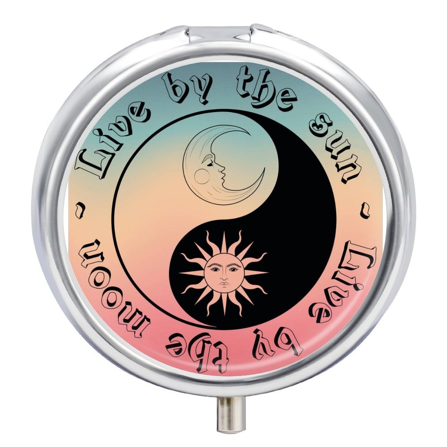 Portapillole Rotondo Personalizzato | Mini Contenitore da Viaggio