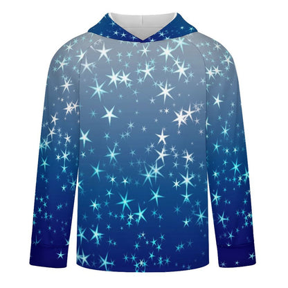 Felpa con Cappuccio per Bambini Manica Raglan Personalizzabile