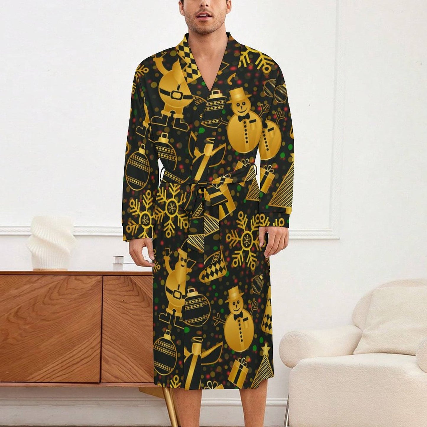 Vestaglia Uomo Personalizzata in Morbido Milk Silk | con Foto o Nome