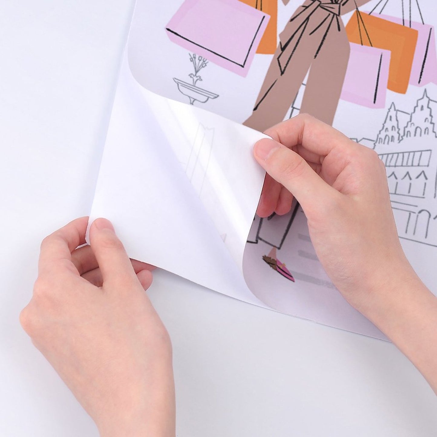 Adesivi Personalizzati Kiss-Cut A4 | Sticker in Vinile Rimovibile & Impermeabile