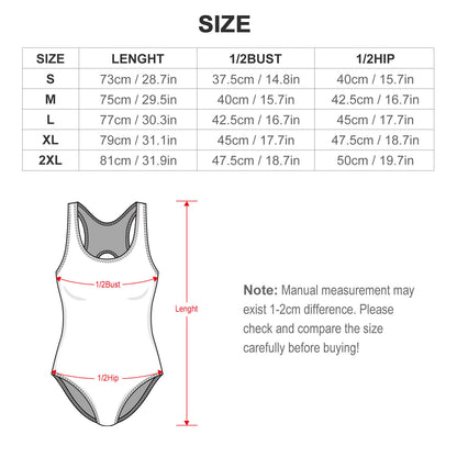Costume Intero Donna Personalizzato | Tessuto Swimwear | Stampa Unica Sexy