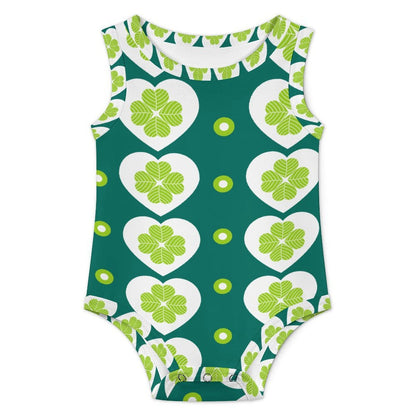 Body Neonato Personalizzato Senza Maniche in Cotone 100%