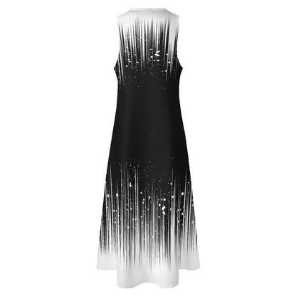 Abito Lungo Personalizzato | Vestito Maxi Senza Maniche Estivo Donna