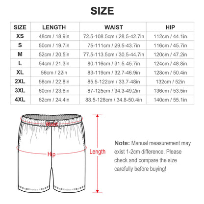 Shorts Uomo Personalizzati | Pantaloncini Sportivi con Foto o Design