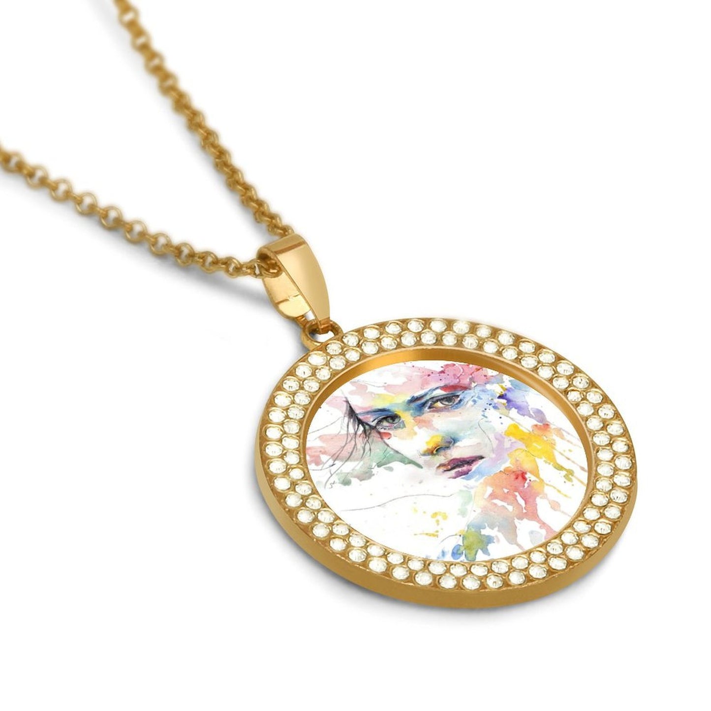 Collana a Piastrina Personalizzata in Acciaio al Titanio