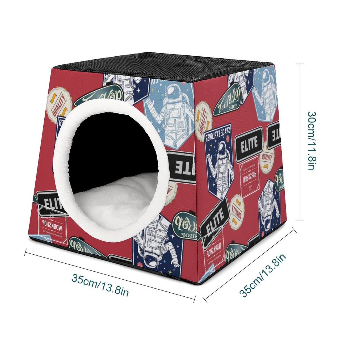 Cuccia Gatto a Capsula Spaziale | Letto Cane Chiuso Personalizzato