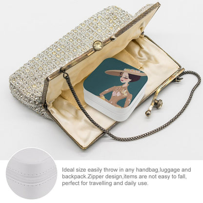 Portagioie da Viaggio Personalizzato | Pelle PU & Divisori Mobili