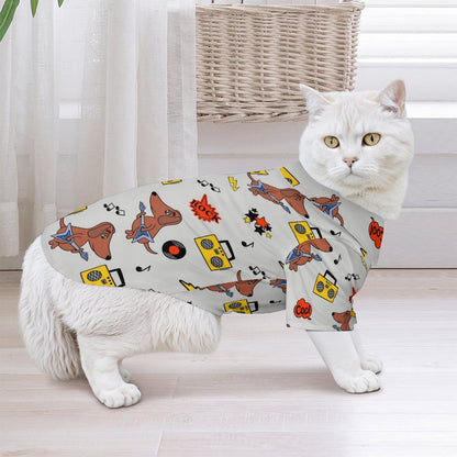 Camicia con Colletto per Animali in Tessuto Elasticizzato Personalizzata