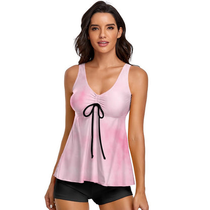 Tankini Donna Personalizzato Coulisse | Set Bagno 2 Pezzi S-6XL