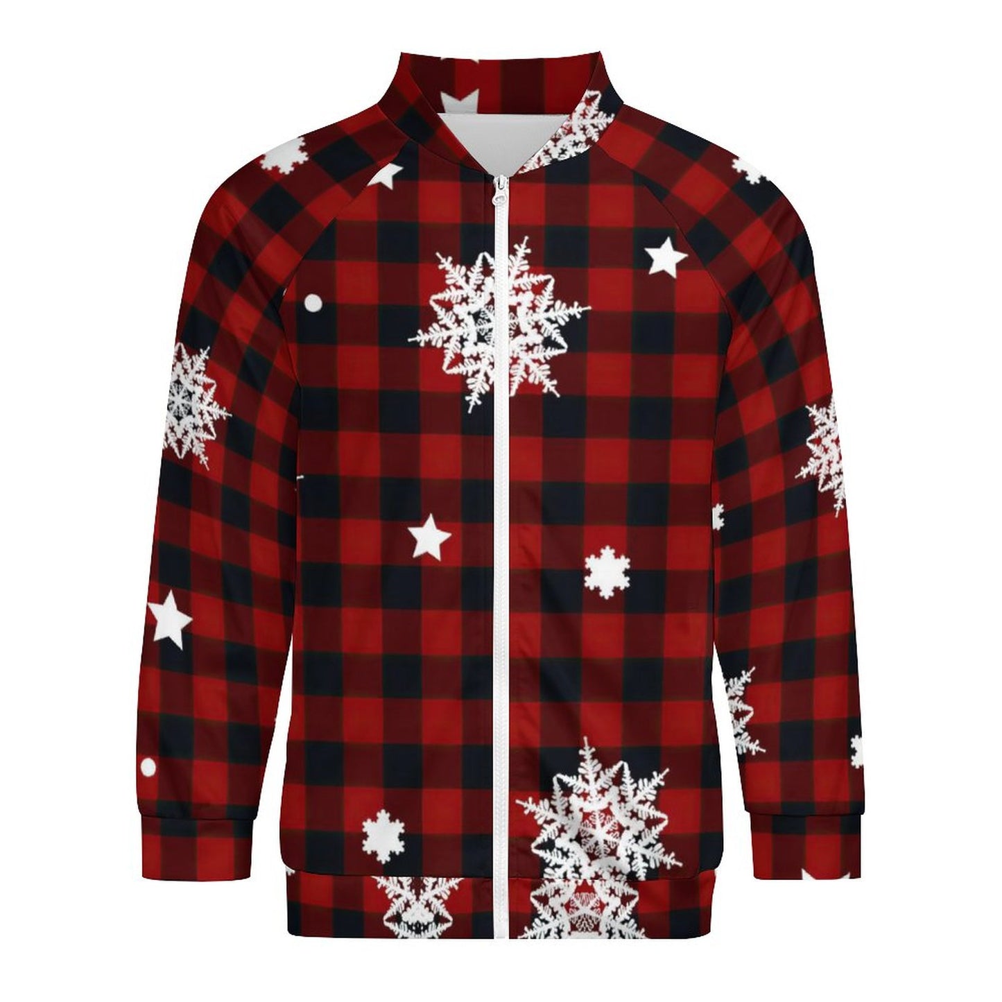 Giacca Bomber Raglan Personalizzata | Zip-Up Cardigan Uomo Donna S-5XL