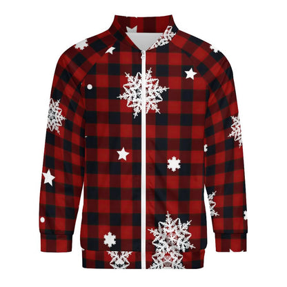 Giacca Bomber Raglan Personalizzata | Zip-Up Cardigan Uomo Donna S-5XL