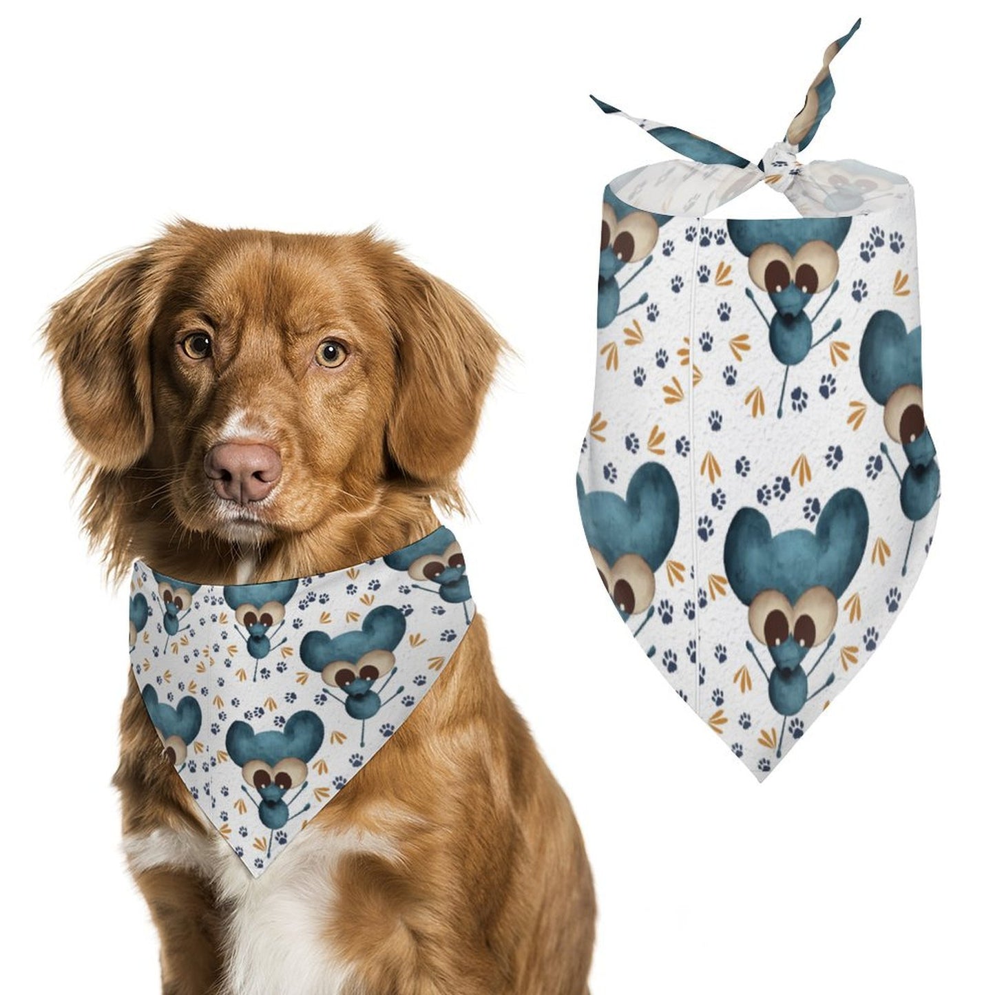Bandana per Cani Personalizzata | Stampa il Nome e lo Stile del Tuo Pet